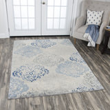 Gossamer Gray/Blue Area Rug - 8′0″ X 10′0″ thumbnail 2