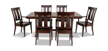 Springfield Trestle Table With 4 Side Chairs And 2 Arm Chairs