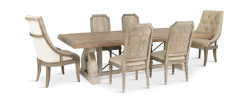 image Salvage Table With 4 Side Chairs And 2 Host Chairs