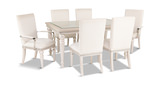 Glimmering Heights Dining Table With 4 Side Chairs And 2 Arm Chairs thumbnail 1