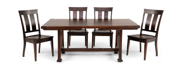 Springfield Trestle Table With 4 Side Chairs