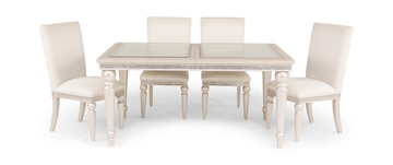 Glimmering Heights Dining Table with 4 Side Chairs