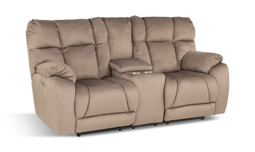 Tarah Power Reclining Loveseat With Console