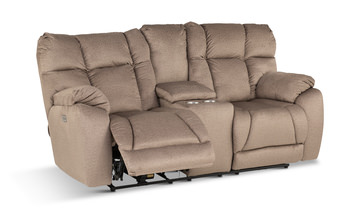 Tarah Power Reclining Loveseat With Console