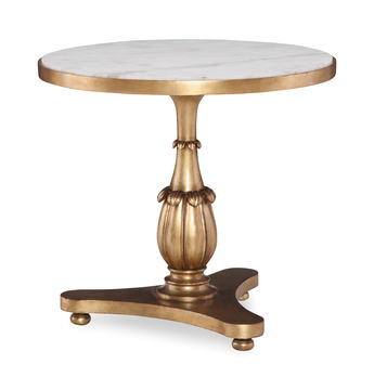 image Erin End Table With Marble Top
