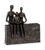 Sitting Family Sculpture thumbnail 1