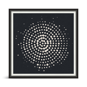 image Spotted Circle Framed Art