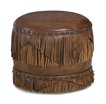 image Margo Fringed Ottoman
