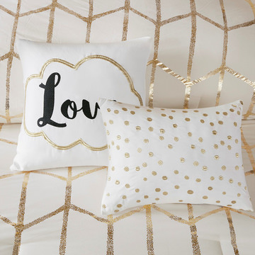 image Raina King/Cal King Comforter Set - Ivory