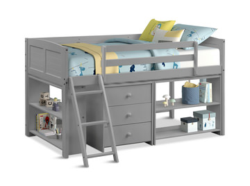 Scout Loft Bunk Bed - Fossil Grey
