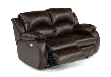 Sailor Leather Power Reclining Loveseat