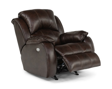Sailor Leather Power Rocker Recliner