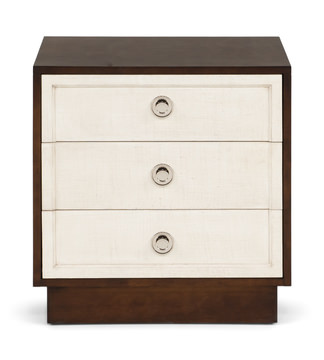Details 3 Drawer Nightstand