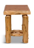 Cedar Log Open Nightstand thumbnail 2