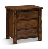 Modern Cedar 3 Drawer Nightstand thumbnail 2