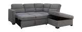 Sadie 2 Piece Pop Up Sleeper Sectional With Storage - Right Arm Chaise thumbnail 3