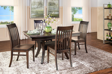 Viera Ivory Brown Area Rug - 5′3″ X 7′7″