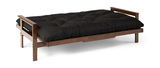 Kennedy Futon With 6″ Premium Mattress - Black Walnut thumbnail 5