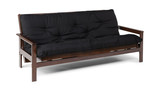 Kennedy Futon With 6″ Premium Mattress - Black Walnut thumbnail 3