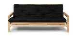 Kennedy Futon With 6″ Premium Mattress - Natural thumbnail 1
