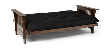 Autumn Futon With Mattress - 6″ Premium Black