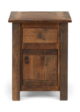 Barnwood Enclosed Nightstand