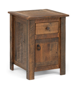 Barnwood Enclosed Nightstand
