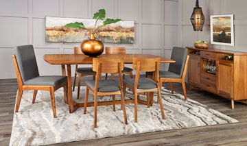 Tyler Modern Fixed Top Dining Table