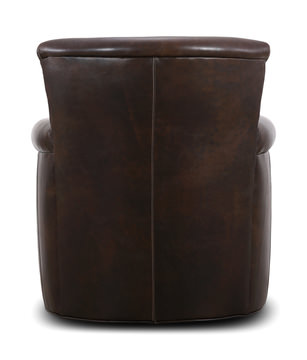 Luca Leather Swivel Chair