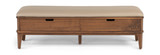 Walnut Grove Leather Bench thumbnail 2