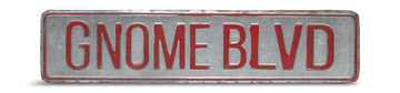 Gnome Blvd Sign