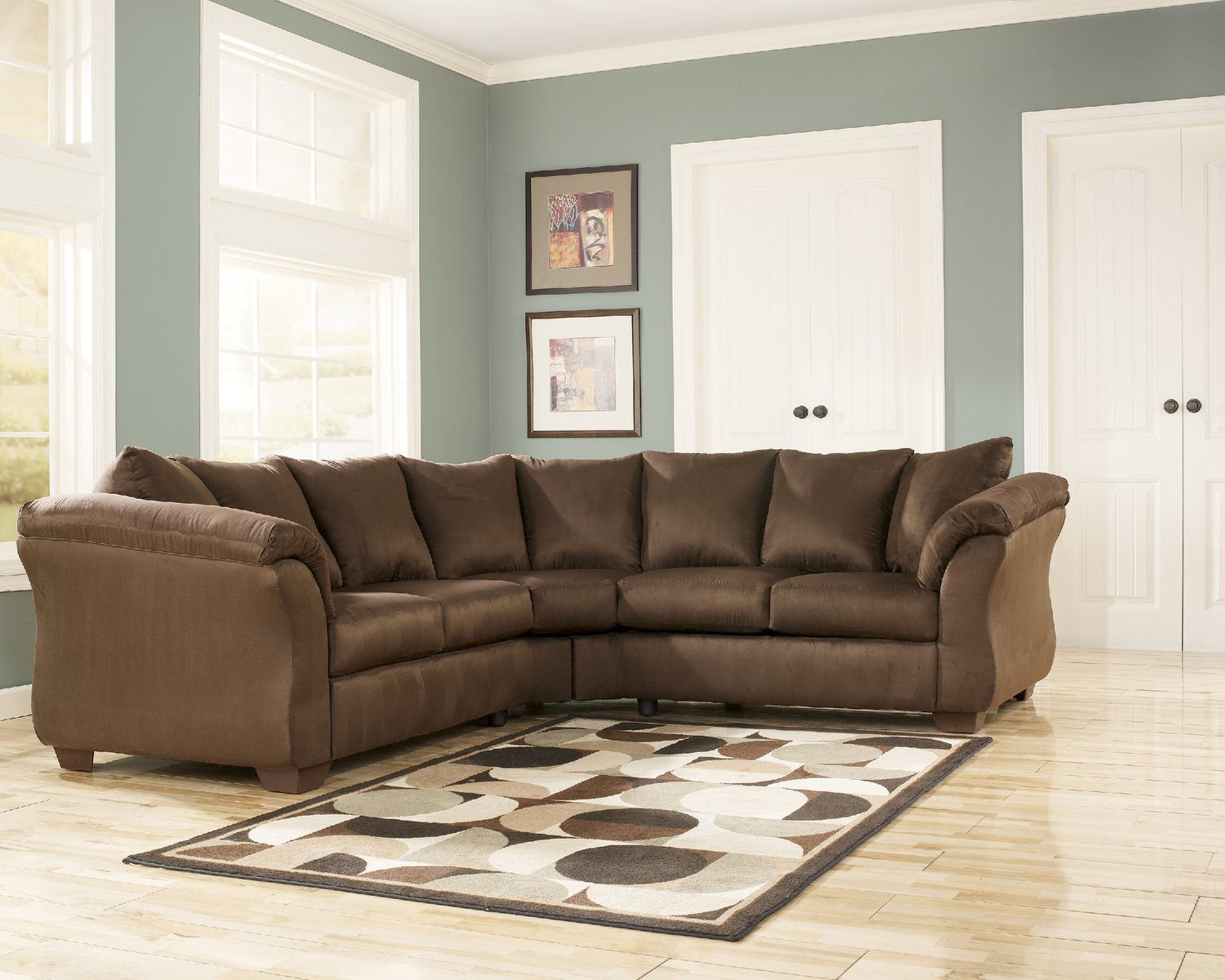 Almath 2 Piece Sectional Cafe Hom Furniture S Almath 2 Piece Sectional Cafe