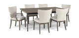 Sedona Rectangular Table With 4 side and 2 host chairs thumbnail 1