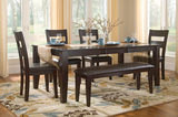 Lincoln Table With 4 Chairs And Bench thumbnail 2
