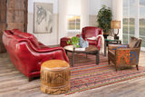 Margo Fringed Ottoman thumbnail 2