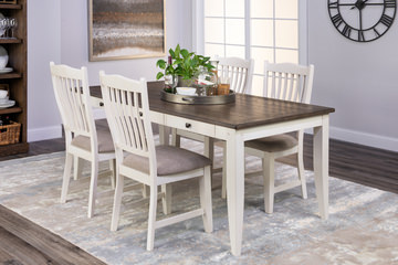 Columbia Leg Table - White