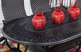 Riviera Oval Patio Dining Table thumbnail 3