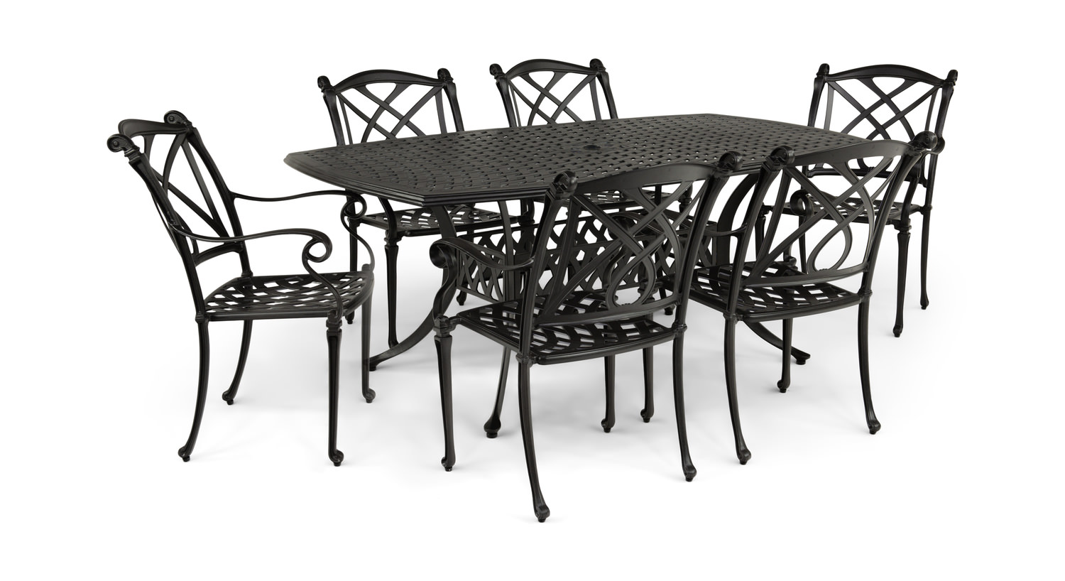 Napa II 7 Piece Patio Dining Set HOM Furniture