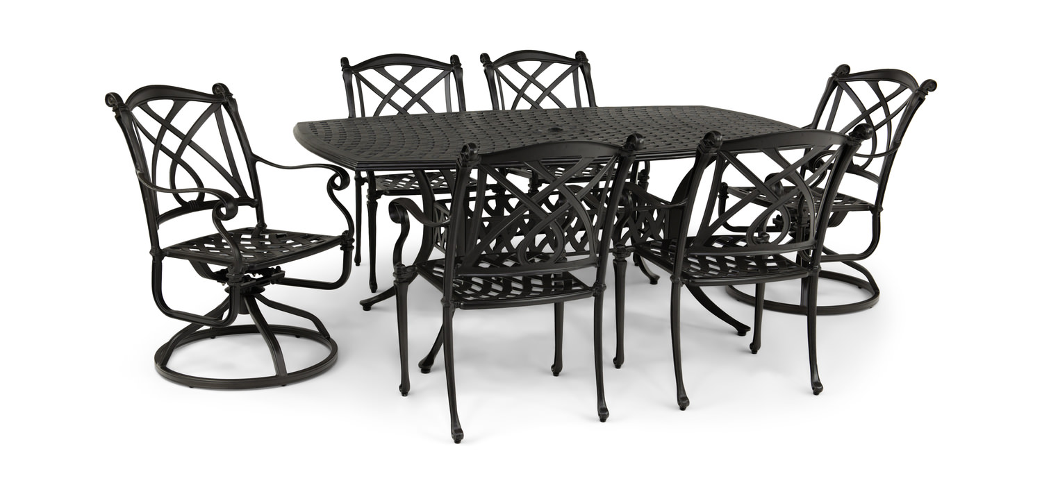 Napa II 7 Piece Patio Dining Set HOM Furniture