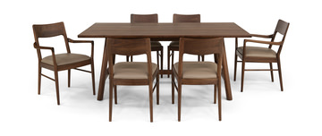 Walnut Grove 7pc Dining Set