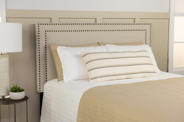 Poe Queen Headboard - Ivory