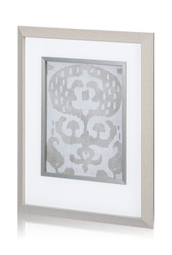 Shadow Ikat I Framed Art