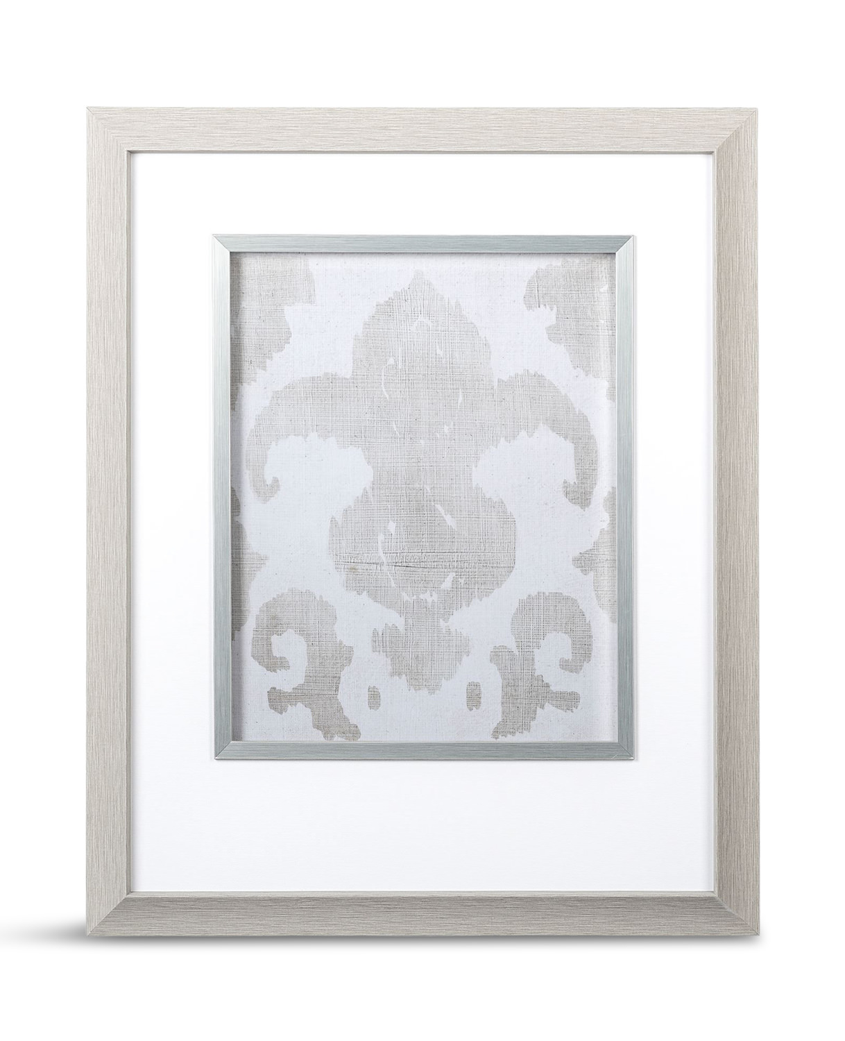Shadow Ikat II Framed Art