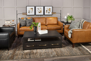 Quinn Charcoal Area Rug - 7′9″ x 9′9″