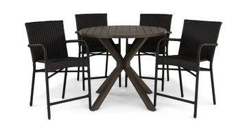 Vista Wheaton 5 Piece Balcony Set