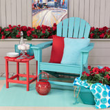 Sunset II Adirondack Chair - Aqua thumbnail 3