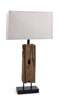 image Reclaimed Wood Table Lamp