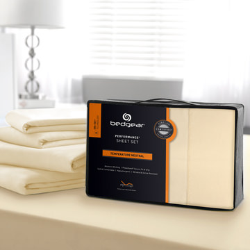 image Dri Tec Queen Sheet Set - Champagne