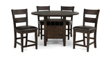 Homestead Counter Table With 4 Ladderback Counter Stools thumbnail 2