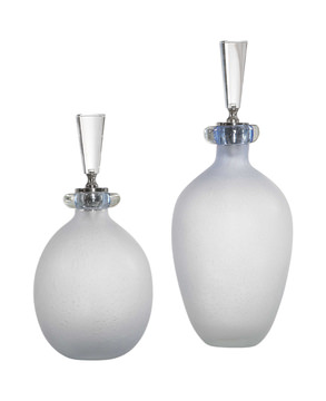 image Set of 2 Leah Bottles